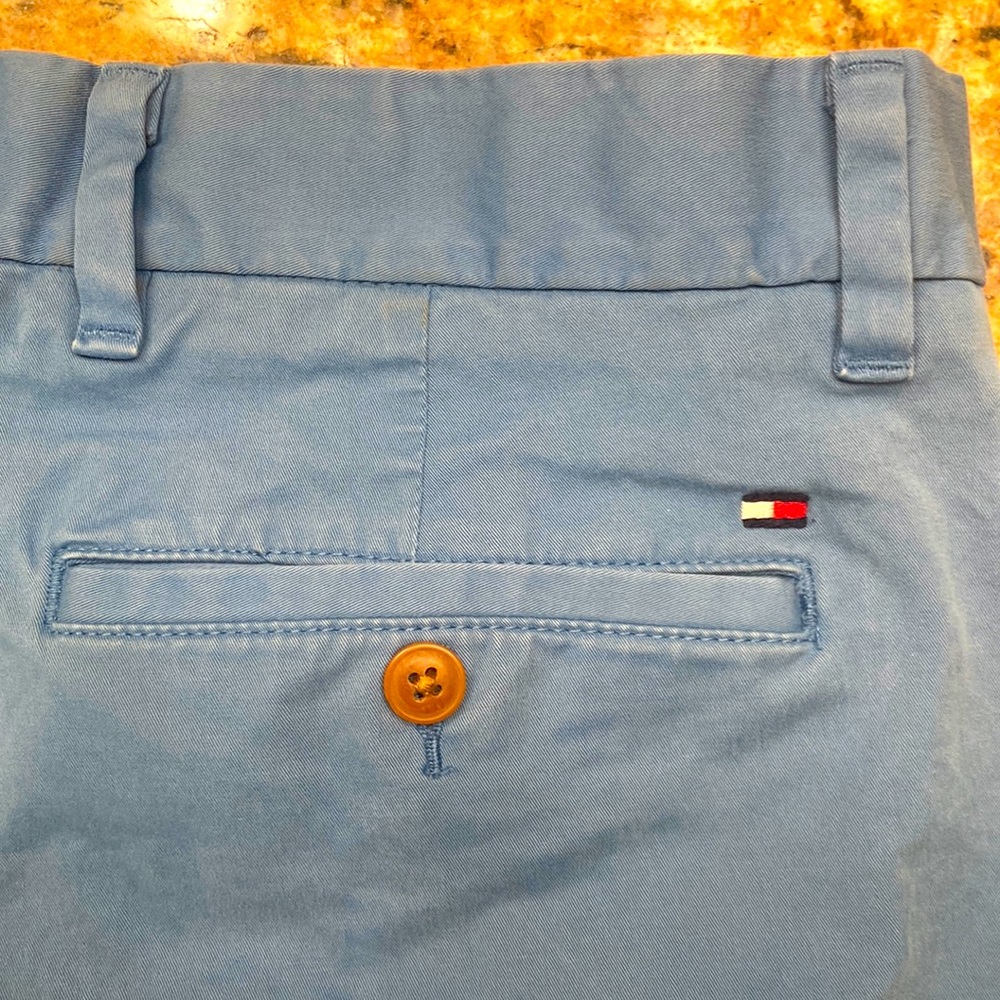 Tommy Hilfiger Light Blue Khaki Shorts Size 33